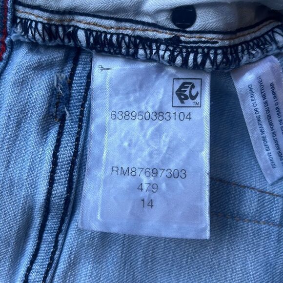 Light blue Jean shorts size 14 - Picture 8 of 13